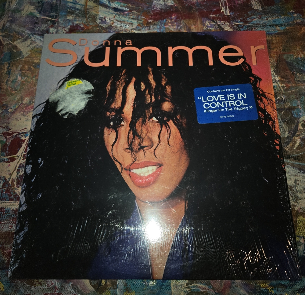 Donna Summer Vinyl LP - Black Cover with Pink Title